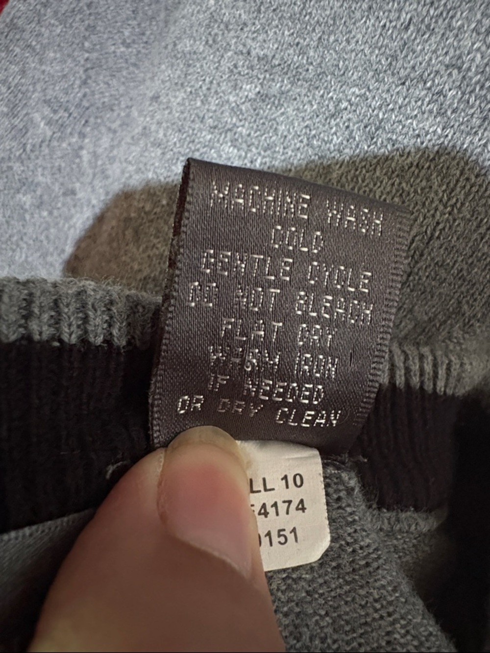 Oscar de la Renta gray vest with diamond pattern sz L - Picture 5 of 6